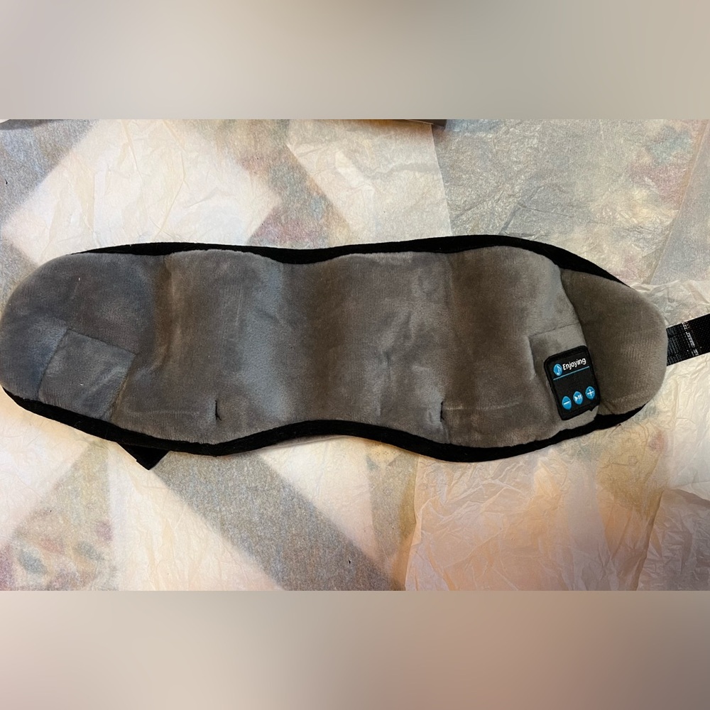 Bluetooth sleep mask headphones.
